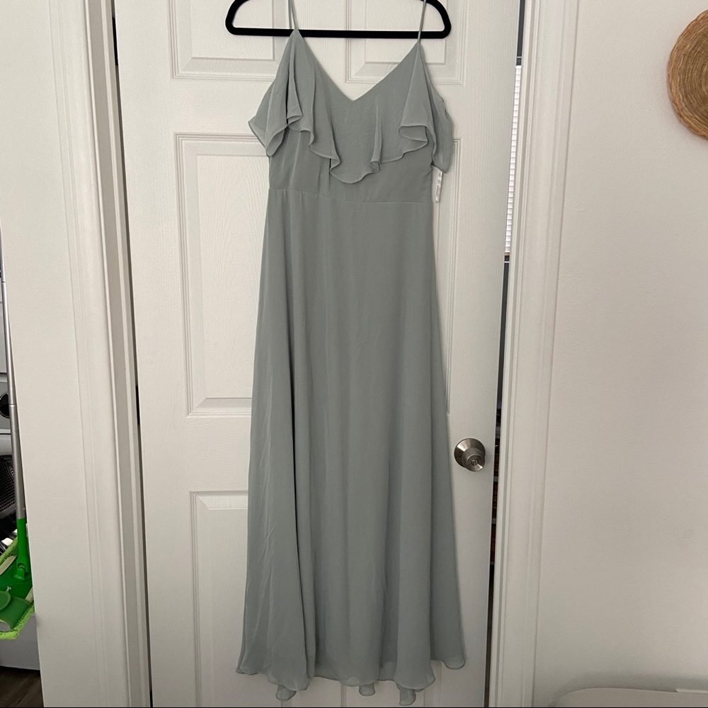 Mint Long Dress (Bridesmaid, Prom)